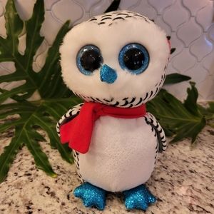 TY Beanie Boos NESTER the Christmas Owl 9 in